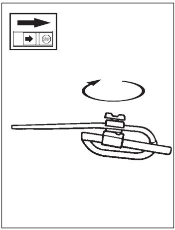 JONSERED J-HANDLE SET - Transport position, J-handle - 1