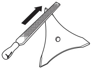 JONSERED J-HANDLE SET - Limagem da facade delrva e da Iâmina de erva - 3