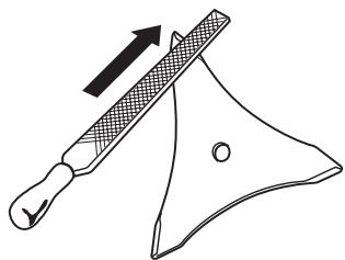 JONSERED J-HANDLE SET - Filing av gresskniv og gressblad - 4