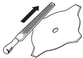 JONSERED J-HANDLE SET - Filing av gresskniv og gressblad - 3