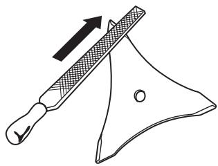 JONSERED J-HANDLE SET - Filning av gräskniv och gräsklinga - 2