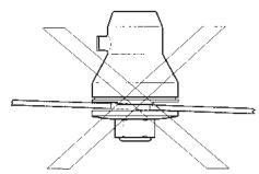 JONSERED J-HANDLE SET - Montaje de la hoja y del cabezal de corte - 2