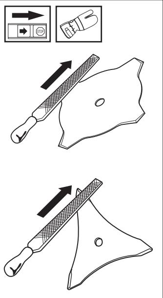 JONSERED J-HANDLE SET - Vijlen van maimesen maiablad - 1