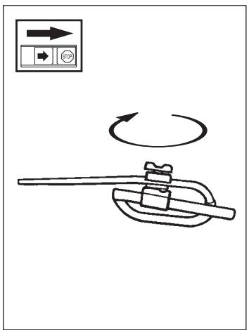 JONSERED J-HANDLE SET - Transportpositie, J-handvat - 1