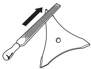 JONSERED J-HANDLE SET - Affutage des couteaux et lames à herbe - 4