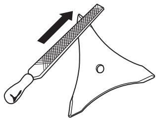 JONSERED J-HANDLE SET - Ruohoveitsen ja ruohoterän viilaus - 4