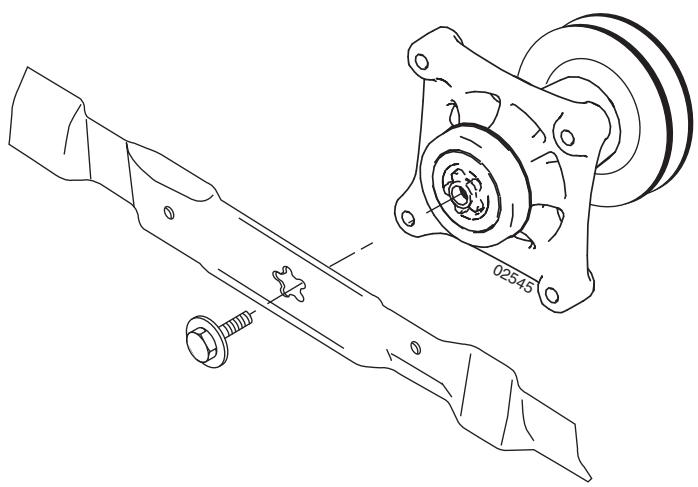 JONSERED LT 2218 A - POUR RETIRER LES LAMES - 1