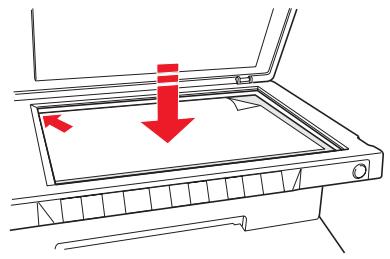 OLIVETTI ANY_WAY PHOTO PLUS - POSITIONNEMENT DU DOCUMENT SUR LA VITRE DU SCANNER - 2
