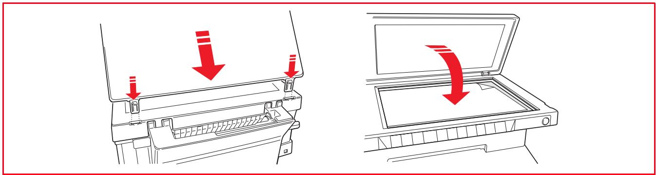 OLIVETTI ANY_WAY PHOTO - POSITIONNEMENT DU DOCUMENT SUR LA VITRE DU SCANNER - 3