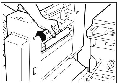 OLIVETTI COPIA 9020 - CLEARING PAPER JAMS IN THE STAPLER SORTER - 2