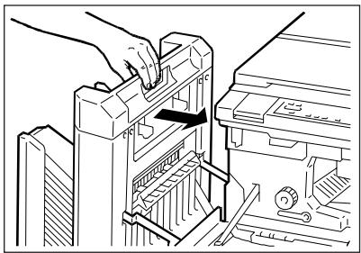 OLIVETTI COPIA 9020 - EXTRACCION DE LAS HOJAS ATASCADAS EN EL CLASIFICADOR 20 - 3