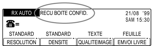 OLIVETTI COPIA 9916 - Réception d'un document confidentiel - 1