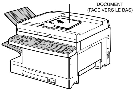 OLIVETTI COPIA 9916 - Mise en place du document dans le chargeur automatique de documents (CAD) - 10