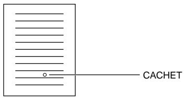 OLIVETTI COPIA 9916 - Fonction Cachet - 1
