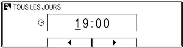 OLIVETTI COPIA 9916 - Utiliser les touches du clavier numérique pour entrer l'horaire. - 1