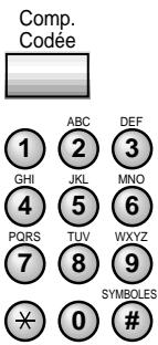 OLIVETTI COPIA 9916 - Pour ajouter un destinataire enregistré sous un code de composition rapide codée : - 1