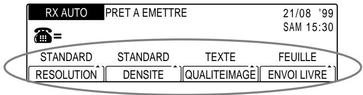 OLIVETTI COPIA 9916 - Modification des réglages par défaut (mode standard) de télécopie et de copie - 1