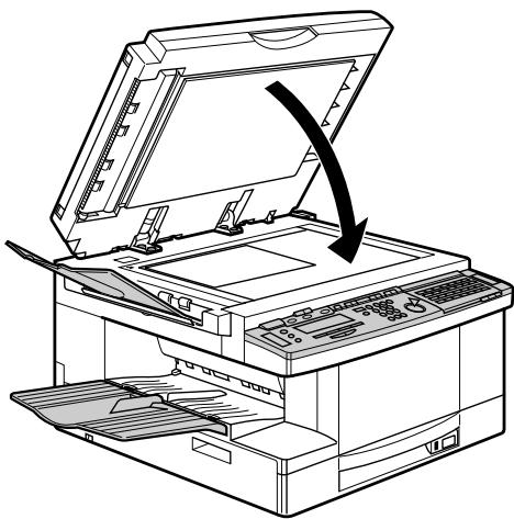 OLIVETTI COPIA 9916 - Mise en place du document sur la vitre d'exposition - 6