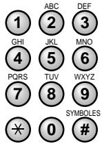 OLIVETTI COPIA 9916 - Entrer le numéro de téléphone/télécopieur à l'aide du clavier numérique. - 12