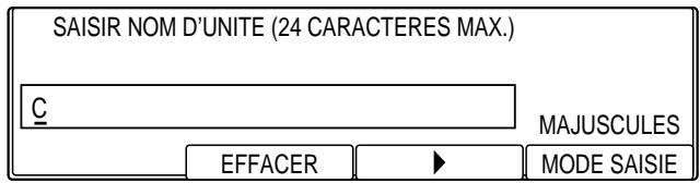 OLIVETTI COPIA 9916 - Entrer le numéro de téléphone/télécopieur à l'aide du clavier numérique. - 13