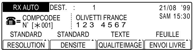 OLIVETTI COPIA 9916 - Utilisation de la composition rapide codée - 5