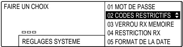 OLIVETTI COPIA 9916 - Modification ou annulation du mot de passer des réglages système - 21