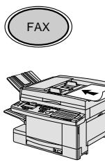 OLIVETTI COPIA 9916 - Envoi d'un document à partir de la mémoire à l'aide du chargeur automatique de documents (CAD) - 1