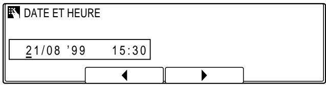 OLIVETTI COPIA 9916 - Réglage de la date et de l'heure - 10