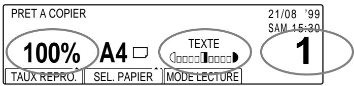 OLIVETTI COPIA 9916 - Modification des réglages par défaut (mode standard) de télécopie et de copie - 2