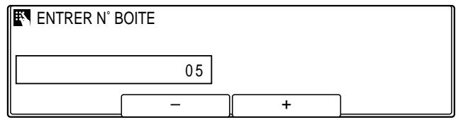 OLIVETTI COPIA 9916 - Suppression d'une boîte relève - 9