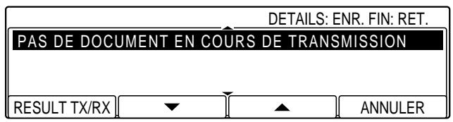 OLIVETTI COPIA 9916 - Vérification et annulation de la recomposition automatique en mode d'émission à partir de la mémoire - 2