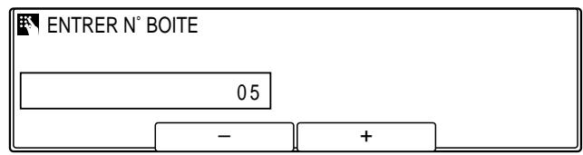 OLIVETTI COPIA 9916 - Annulation d'une boîte relève prédéfinie - 6