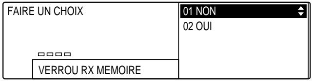 OLIVETTI COPIA 9916 - Annulation du mode de verrouillage en mémoire - 4