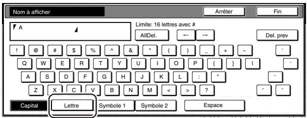 OLIVETTI D-COPIA 300 - Procédure d'entrée des caractères - 3
