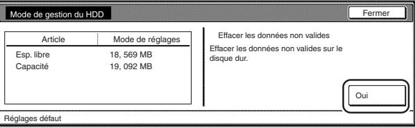 OLIVETTI D-COPIA 300 - Mode de gestion du disque dur - 1