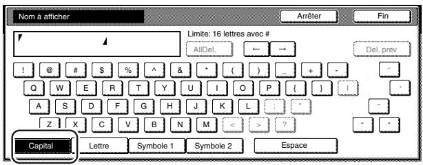 OLIVETTI D-COPIA 300 - Procédure d'entrée des caractères - 1