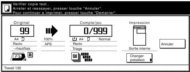 OLIVETTI D-COPIA 300 - Mode de test - 8
