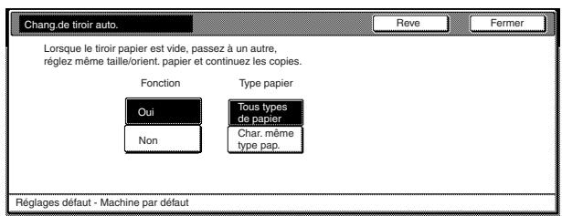 OLIVETTI D-COPIA 300 - Marche/arrêt du changement automatique de tiroir - 5