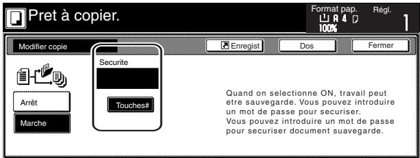 OLIVETTI D-COPIA 300 - Enregistrement d'un travail de copie pour une répétition de copie - 7