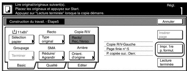 OLIVETTI D-COPIA 300 - Mettre en place les seconds originaux ("B") devant être copiés. Appuyer sur la touche [Start]. La numérisation des originaux commencera. - 5