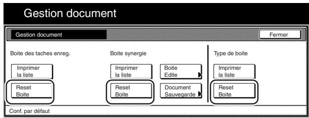OLIVETTI D-COPIA 300 - Réinitialisation de la boîte - 2