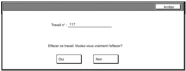 OLIVETTI D-COPIA 300 - ③ Effacement d'un travail de copie enregistré - 4