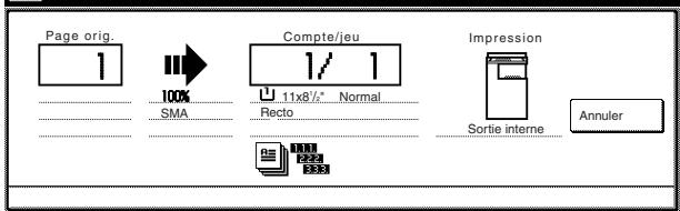 OLIVETTI D-COPIA 300 - Impression rapport en cours. - 1