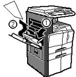 OLIVETTI D-COPIA 300 - Lorsque le papier se bloque - 2