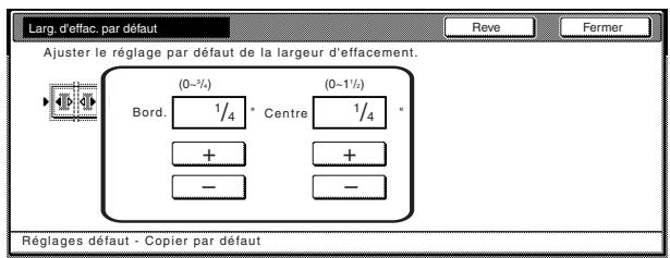 OLIVETTI D-COPIA 300 - Largeur de la cordure effacée - 5