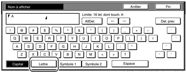 OLIVETTI D-COPIA 300 - Procédure d'entrée des caractères - 4