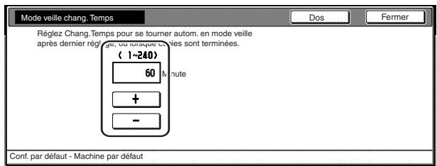 OLIVETTI D-COPIA 300 - Faire apparaître l'écran "machine par défaut". - 2
