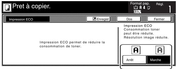 OLIVETTI D-COPIA 300 - Économiser le toner [mode d'impression écologique] - 2