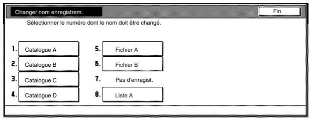 OLIVETTI D-COPIA 300 - Modification d'un nom de programme enregistré - 3