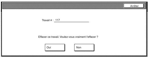 OLIVETTI D-COPIA 300 - ③ Effacement d'un travail de copie enregistré - 5